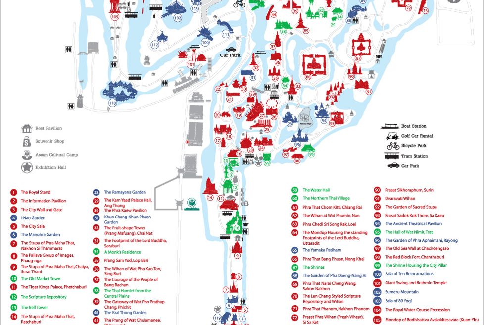 More than 120 amazing places to see.