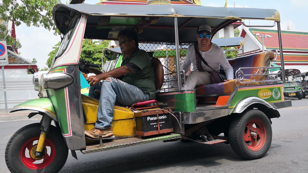 Tuk-Tuk ride in Bangkok