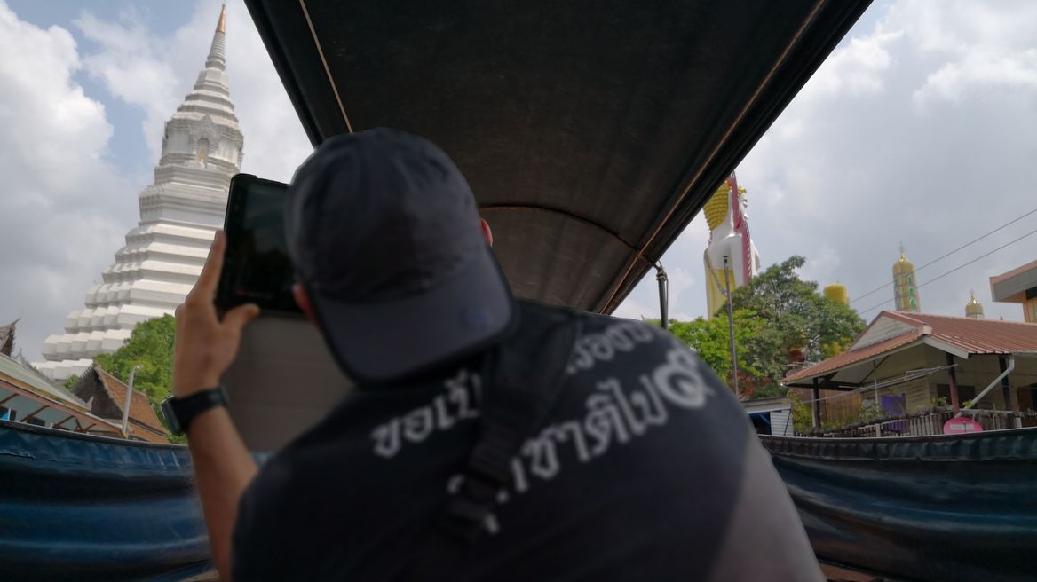 Long Tail Boat at Bangkok canals.