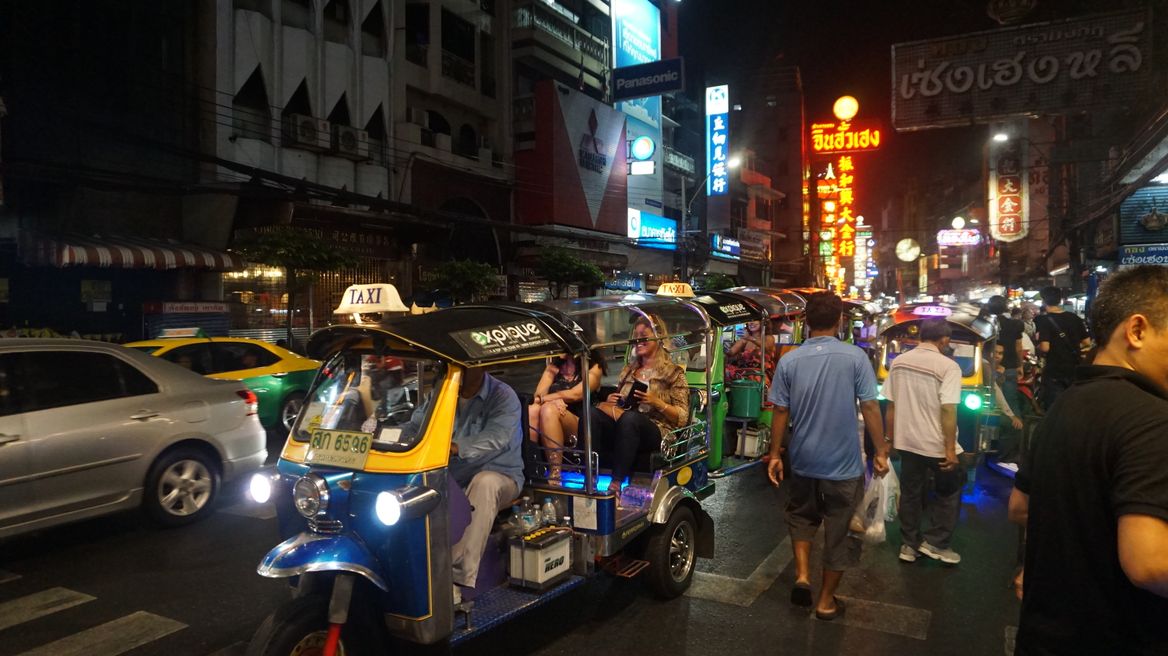 China Town , The Biggest Chinese community in Bangkok along Yaowarat Road,