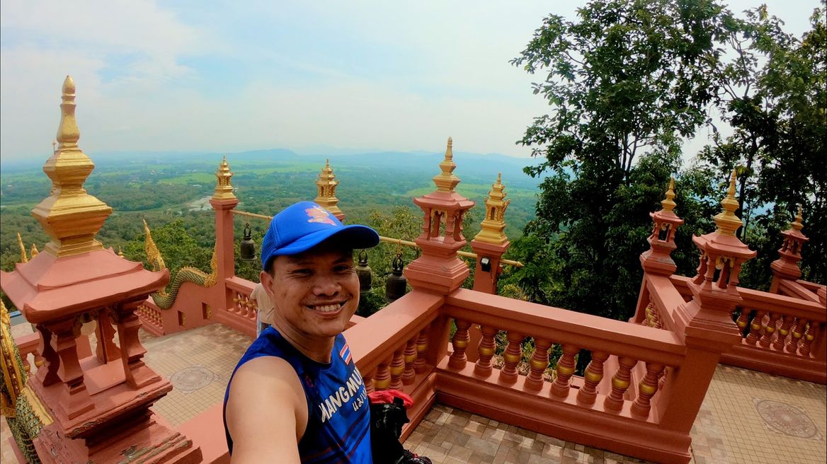 The view point balcony  of the temple