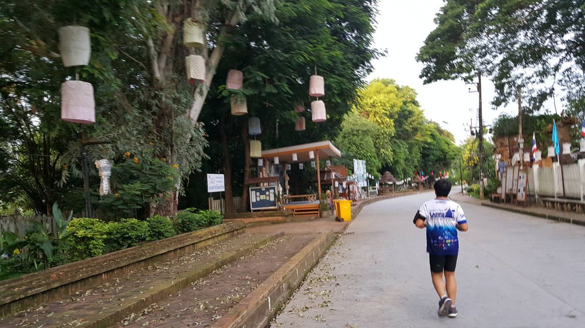 The cultural road walking street