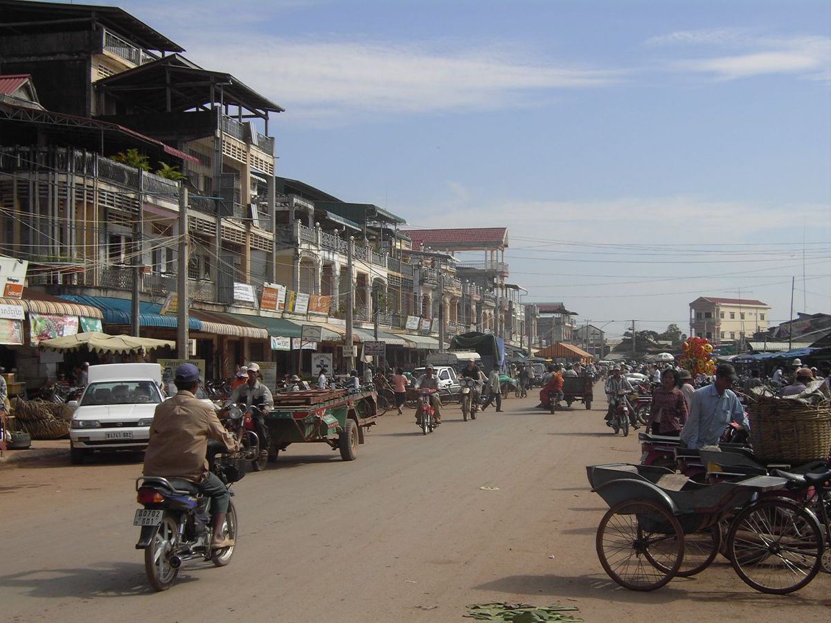 Old Market Kampot Cambodia