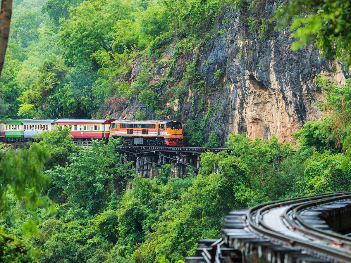 Death Railway, Kanchanaburi, Thailand