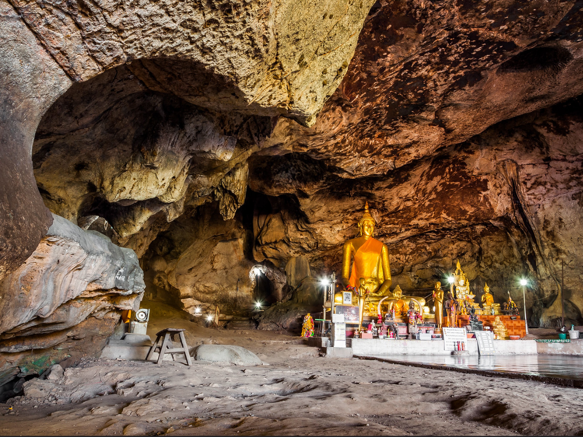 krasae cave kanchanaburi thailand