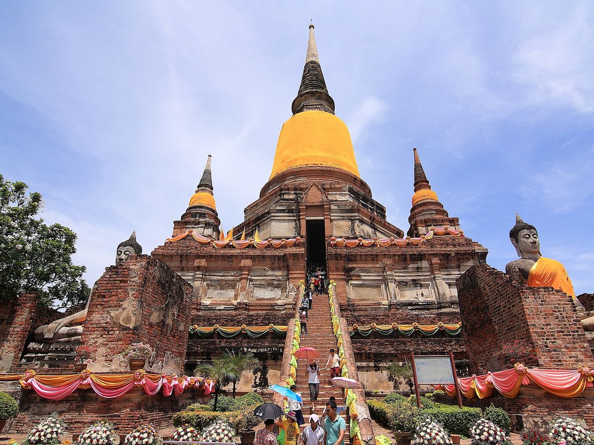 Wat Yai Chai Mongkol, Ayutthaya, Thailand
