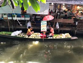 Bangkok Private Tour: Khlong Lat Mayom Floating Market & Orchid Farm