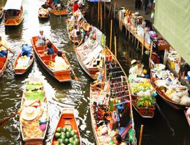 Live and learn at the famous Floating Market & Thai Culture Life Style Museum