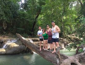 Kanchanaburi from Bangkok: Erawan Waterfall Trek & Local Lunch  