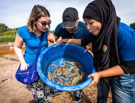 Shrimp Farm Visit & Tom Yum Kung Cooking