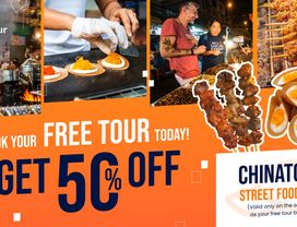 Street Food Tour in Chinatown Bangkok (Special DEAL for the Free Walking Tour Customer!)