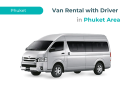 5 Hours Van Rental in Phuket Area with Personal Driver 