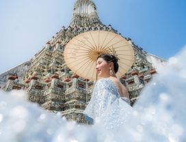 Grand Palace, Wat Pho & Wat Arun with Traditional Thai Dress (Half Day)