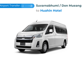 Transfer from Suvarnabhumi/Don Mueang Airport to Hua Hin Hotel by Private Van