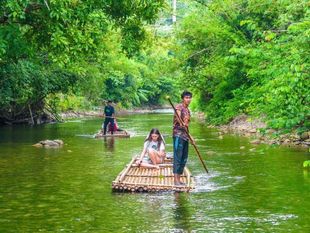 Day Trip Bamboo Rafting in Phang Nga Include Transfer from Phuket Town