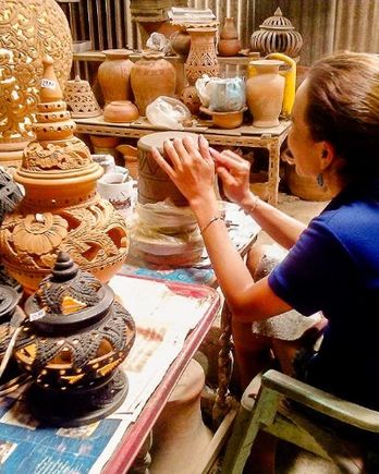 Clay pottery