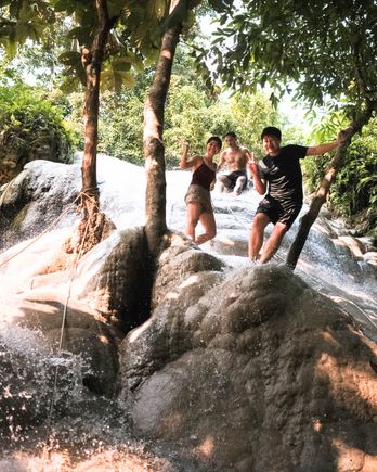 Have fun Bua Tong Waterfalls 
