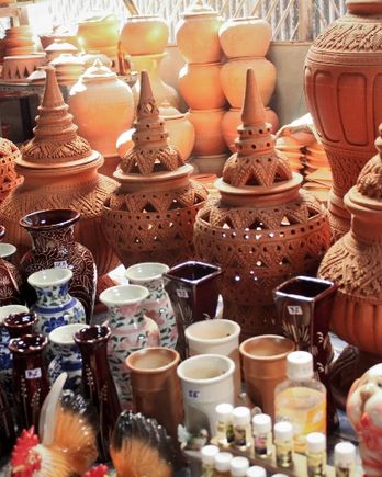 Clay pottery